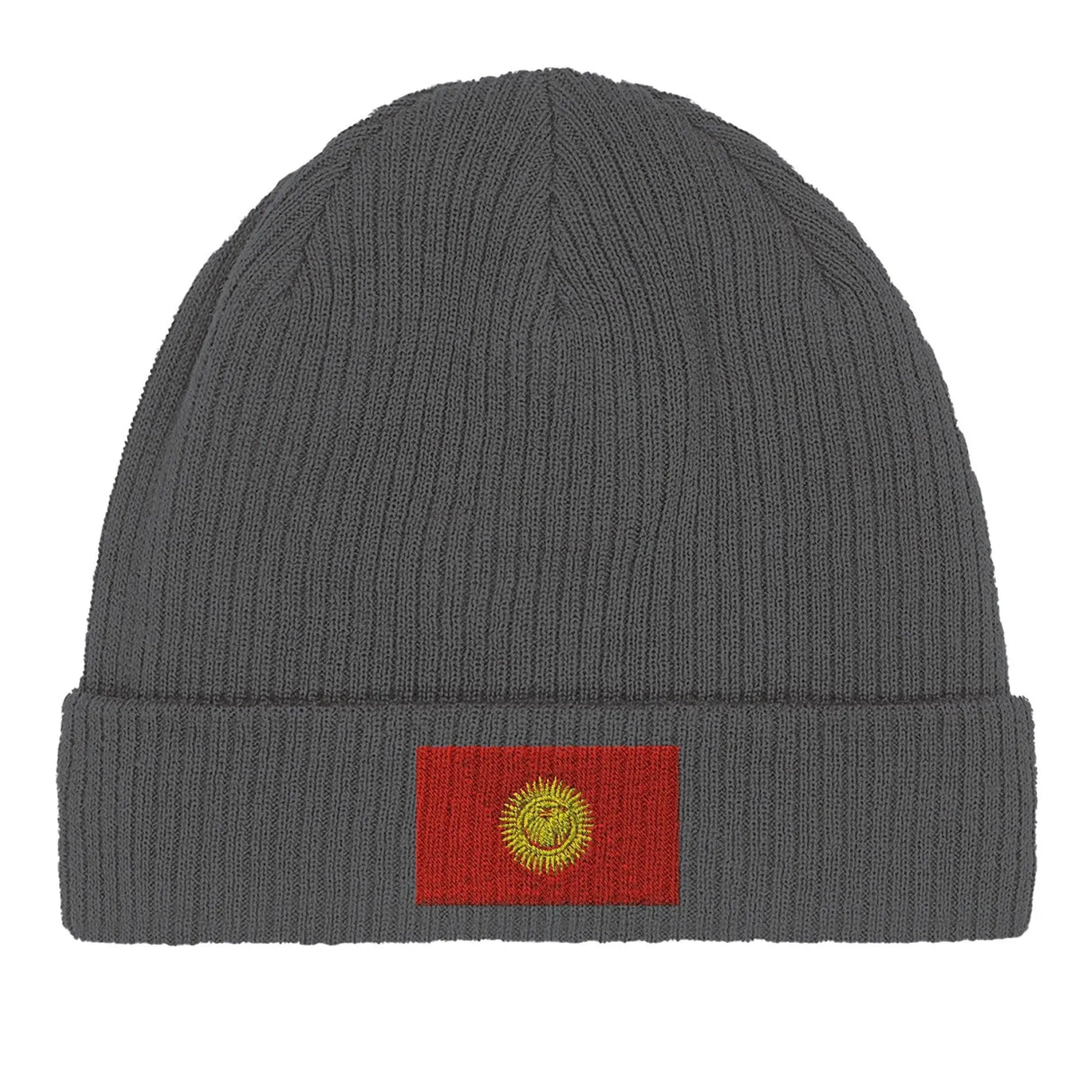 Bonnet kirghizistan coton naturel broderie respirabilité