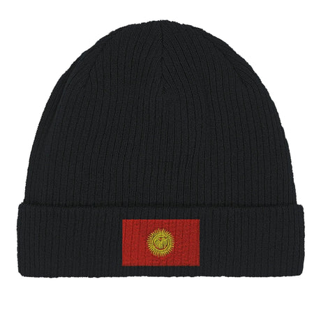 Bonnet kirghizistan coton naturel broderie respirabilité