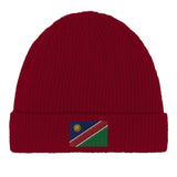 Bonnet namibie coton naturel broderie usage quotidien
