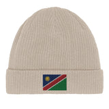 Bonnet namibie coton naturel broderie usage quotidien