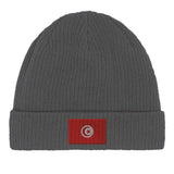 Bonnet tunisie coton naturel broderie usage quotidien