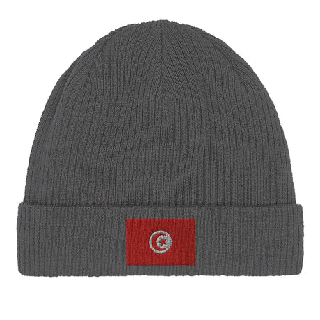 Bonnet tunisie coton naturel broderie usage quotidien