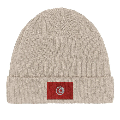 Bonnet tunisie coton naturel broderie usage quotidien