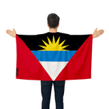 Cape drapeau antigua-et-barbuda polyester léger à enfiler
