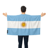 Cape drapeau argentine à enfiler en polyester léger