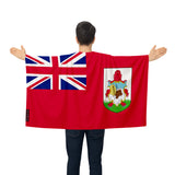 Cape drapeau bermudes en polyester léger à enfiler