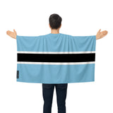 Cape drapeau botswana polyester léger pour événements sportifs