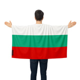 Cape drapeau bulgarie polyester léger pour événements sportifs