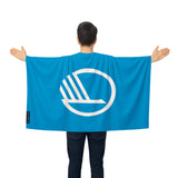 Cape drapeau conseil nordique polyester léger à enfiler