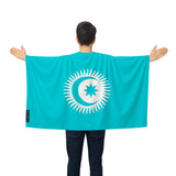 Cape drapeau conseil turcique polyester léger à enfiler