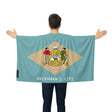 Cape drapeau delaware polyester léger pour événements sportifs