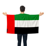 Cape drapeau émirats arabes unis polyester léger à enfiler
