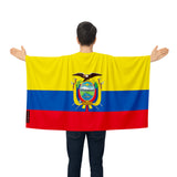 Cape drapeau équateur polyester léger à enfiler