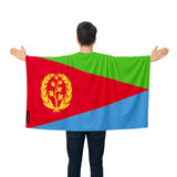 Cape drapeau érythrée polyester léger à enfiler