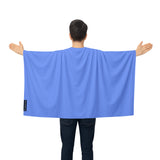 Cape drapeau france bleu violet polyester léger à enfiler