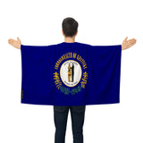 Cape drapeau kentucky polyester léger pour événements sportifs
