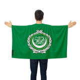 Cape drapeau ligue arabe polyester léger à enfiler