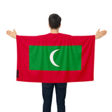 Cape drapeau maldives polyester léger à enfiler événements