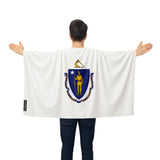 Cape drapeau massachusetts polyester léger à enfiler