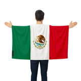 Cape drapeau mexique polyester léger pour événements sportifs