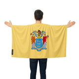 Cape drapeau new jersey polyester léger à enfiler
