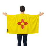 Cape drapeau nouveau-mexique polyester léger à enfiler
