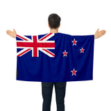 Cape drapeau nouvelle-zélande polyester léger à enfiler