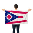 Cape drapeau ohio polyester léger à enfiler événements sportifs