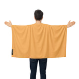 Cape drapeau orange en polyester léger usage événements sportifs