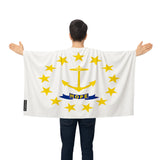 Cape drapeau rhode island polyester léger à enfiler