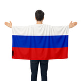 Cape drapeau russie polyester léger à enfiler événements sportifs