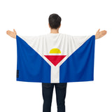Cape drapeau saint-martin polyester léger à enfiler
