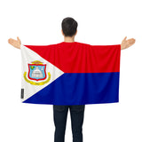 Cape drapeau saint-martin polyester léger à enfiler