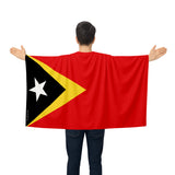 Cape drapeau timor oriental en polyester pour événements sportifs