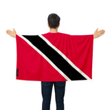 Cape drapeau trinité-et-tobago polyester pour événements sportifs