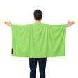 Cape drapeau vert france polyester léger à enfiler