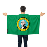 Cape drapeau washington polyester léger à enfiler événement