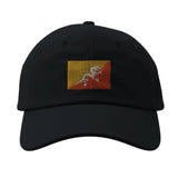 Casquette bhoutan coton brodée confortable couleurs vives
