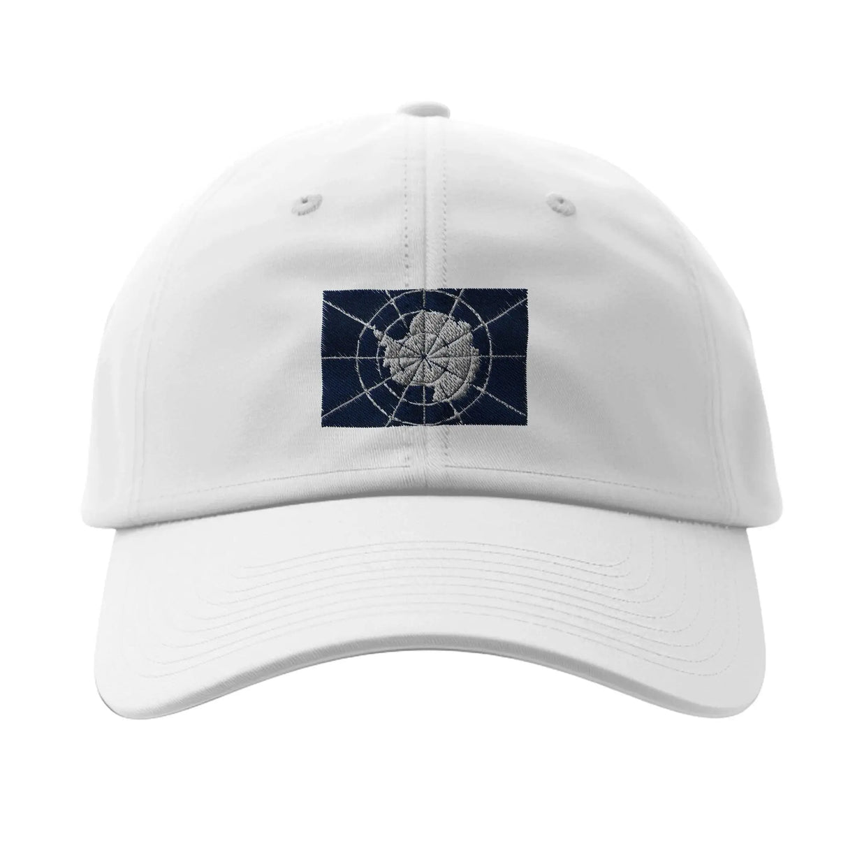 Casquette drapeau antarctique officiel coton broderie