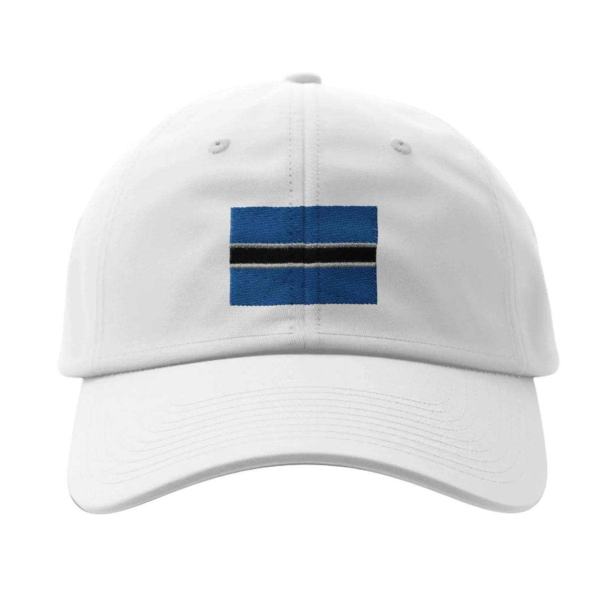Casquette drapeau botswana coton broderie style épuré