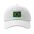Casquette drapeau brésil coton brodée usage extérieur