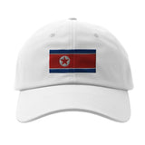 Casquette drapeau corée du nord coton broderie durable