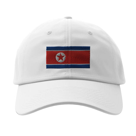 Casquette drapeau corée du nord coton broderie durable