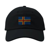 Casquette drapeau d’åland - pixelformaflag