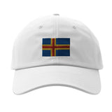 Casquette drapeau d’åland - pixelformaflag