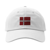 Casquette drapeau danemark coton broderie usage quotidien