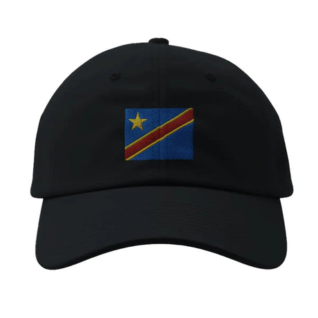Casquette drapeau de la république démocratique du congo - pixelformaflag