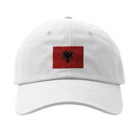 Casquette drapeau de l’albanie - pixelformaflag
