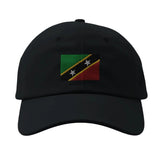 Casquette drapeau de saint-christophe-et-niévès - pixelformaflag
