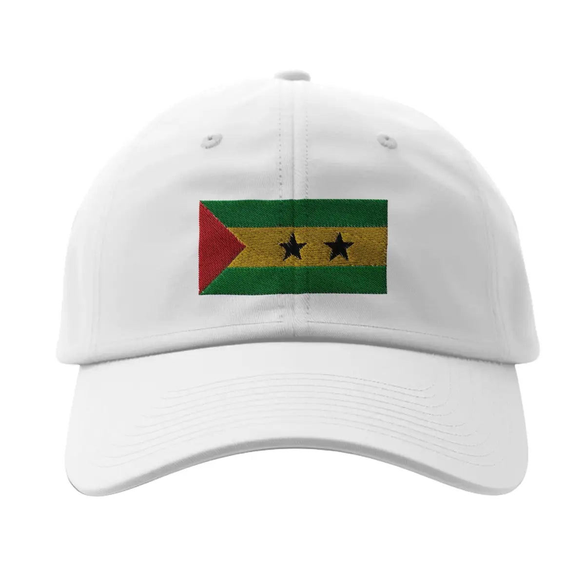 Casquette drapeau de sao tomé-et-principe - pixelformaflag